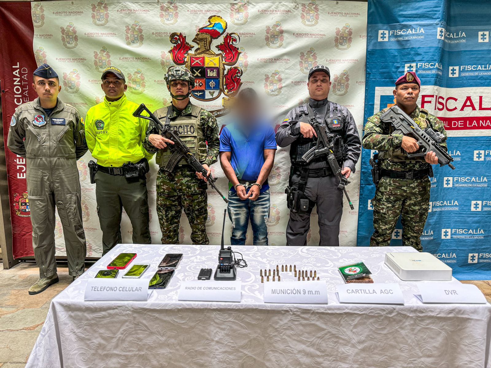 Capturado cabecilla del Clan del Golfo. Foto: Cortesía. Cuarta Brigada.