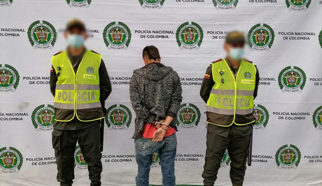 Foto: Enviada desde la Policía Metropolitana de Manizales.