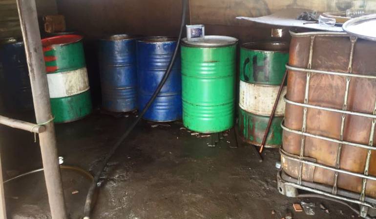 En Santander capturan banda que robaba hidrocarburos