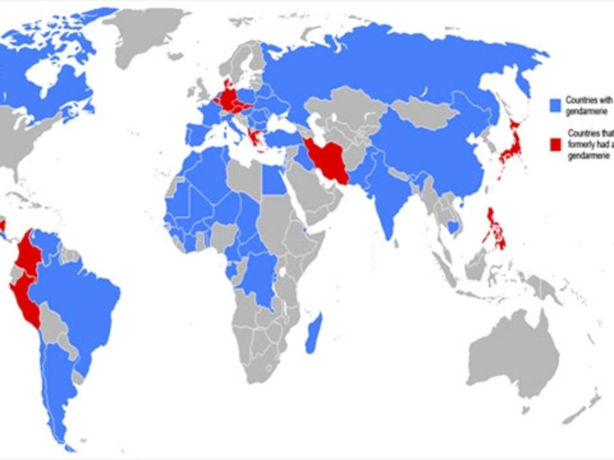 Gendarmerías en el mundo: ¿Cuántos son y cómo funcionan?