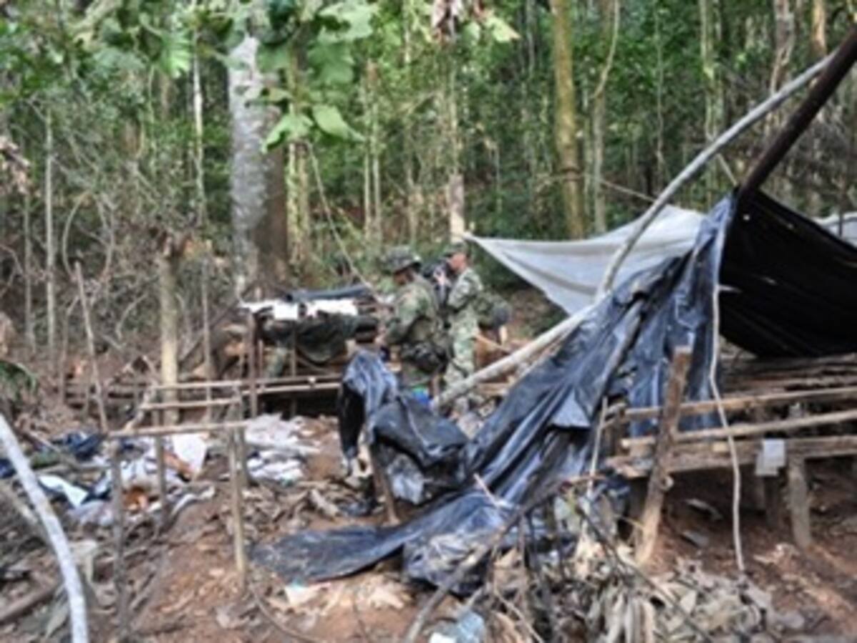Hallan campamento subterráneo de las Farc en el Meta