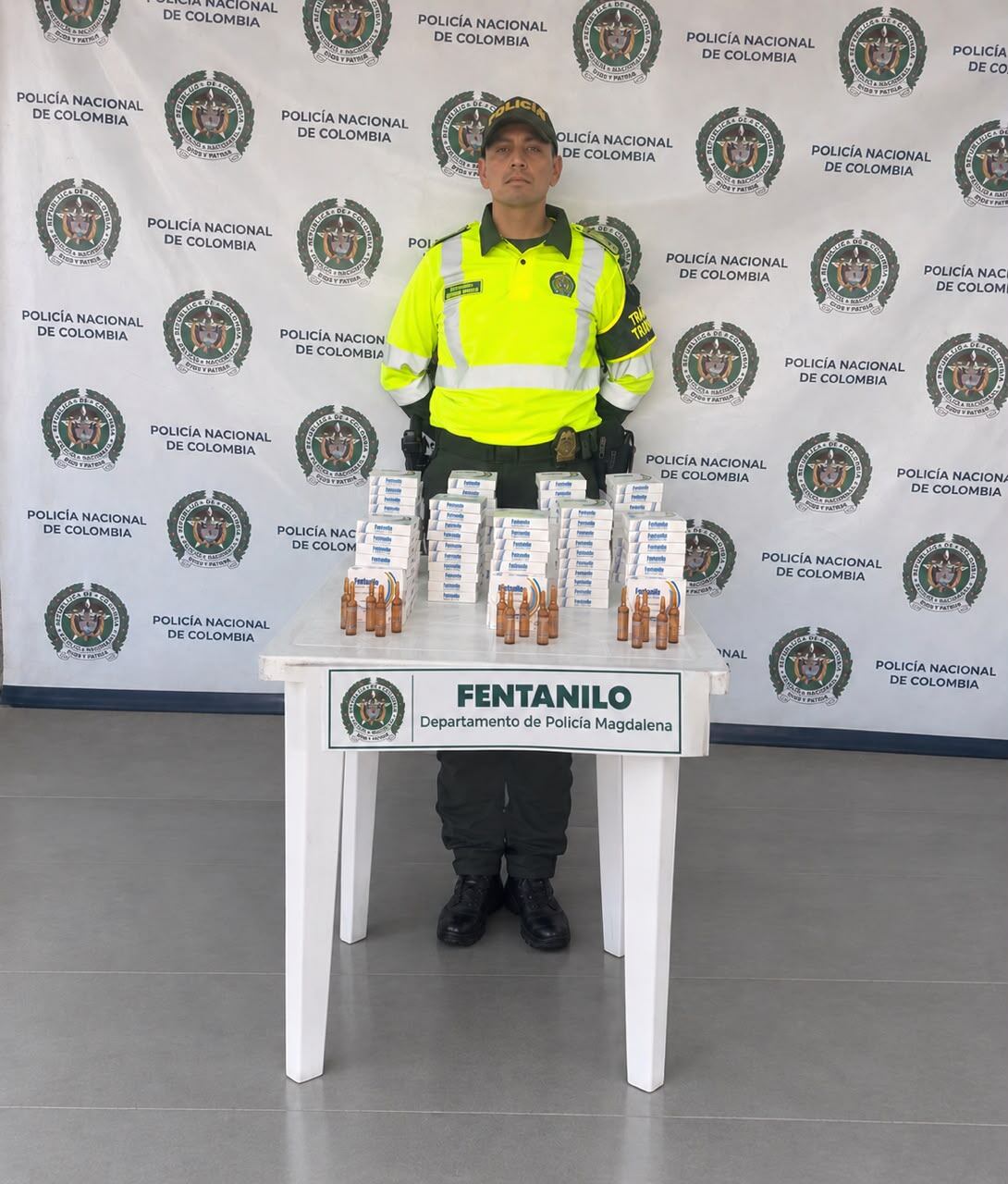 Incautadas 500 ampollas de fentanilo avaluadas en más de $300 millones/MESAN