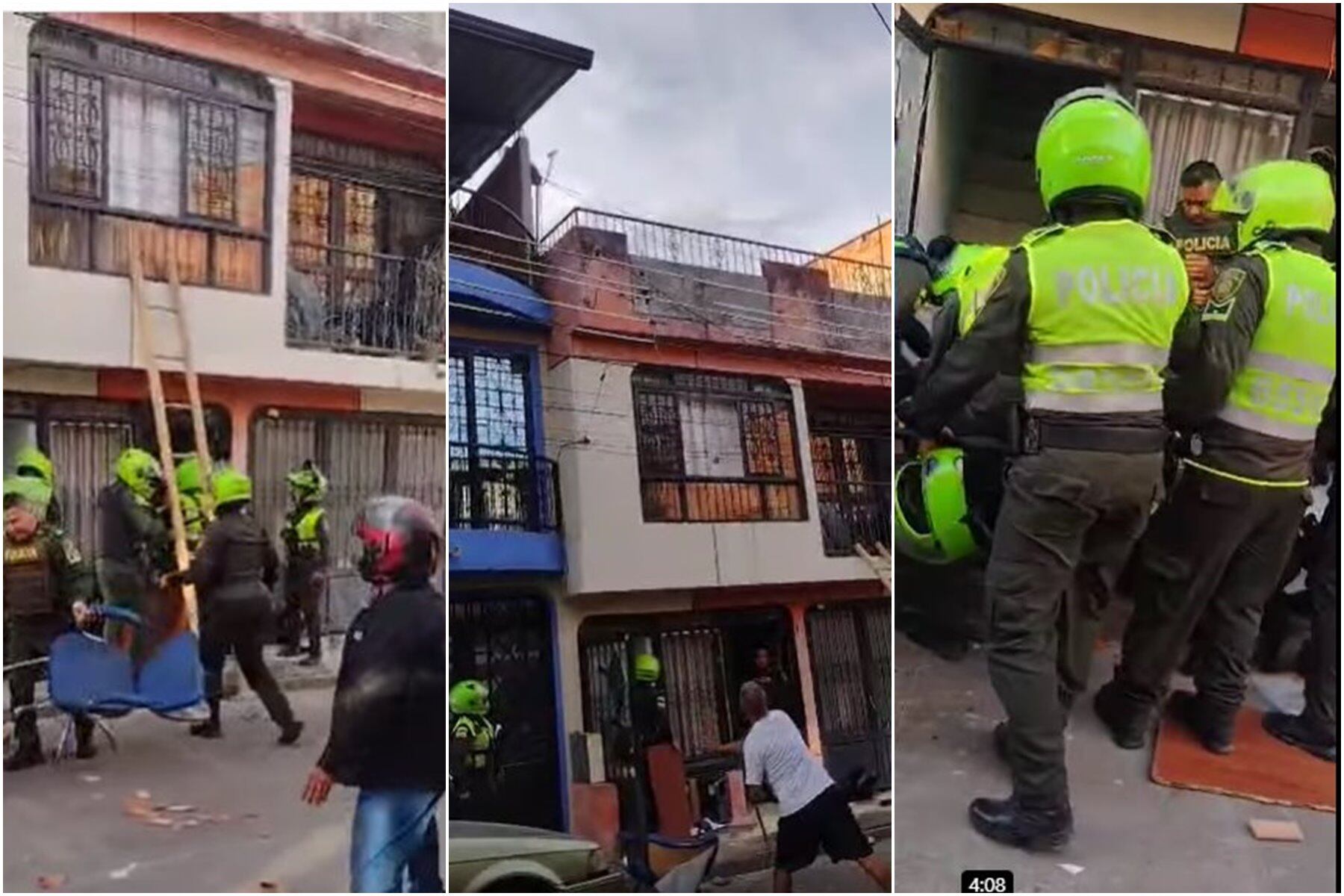 Procedimiento de captura en Ibagué