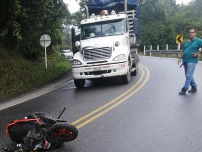 Una persona falleció en accidente de tránsito cerca de Rionegro