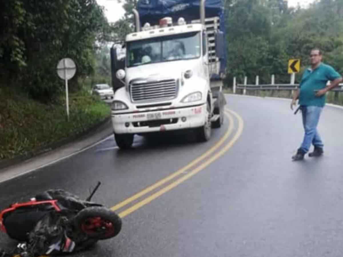 Una persona falleció en accidente de tránsito cerca de Rionegro