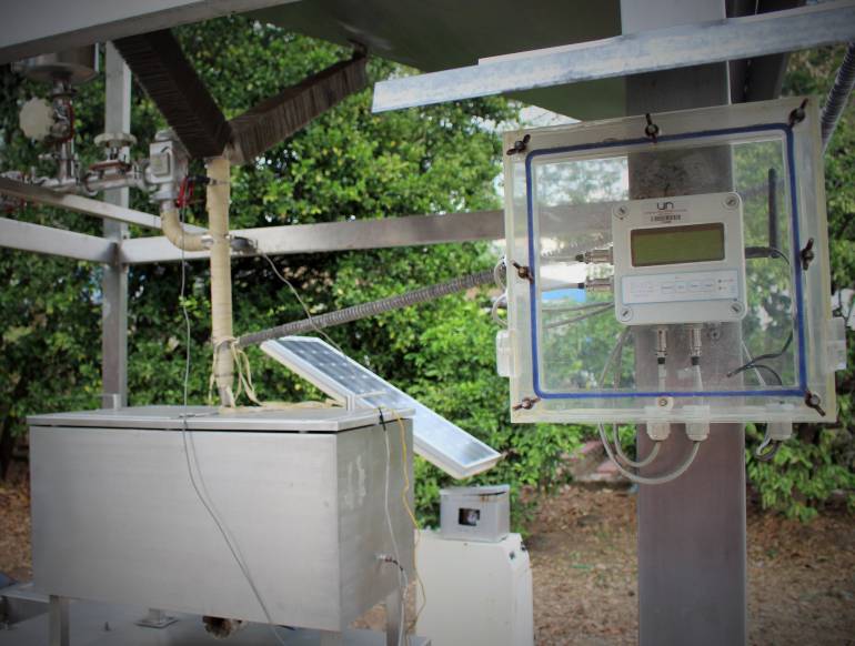 Prototipo de carro solar para hacer hielo. 