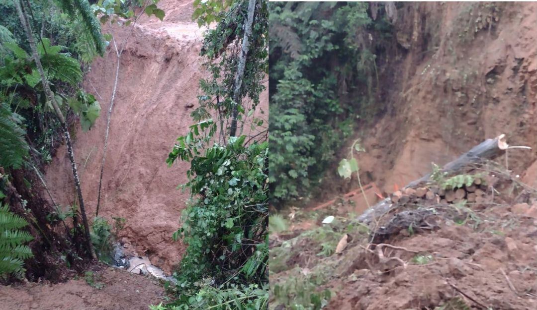 Derrumbes en el Valle del Cauca
