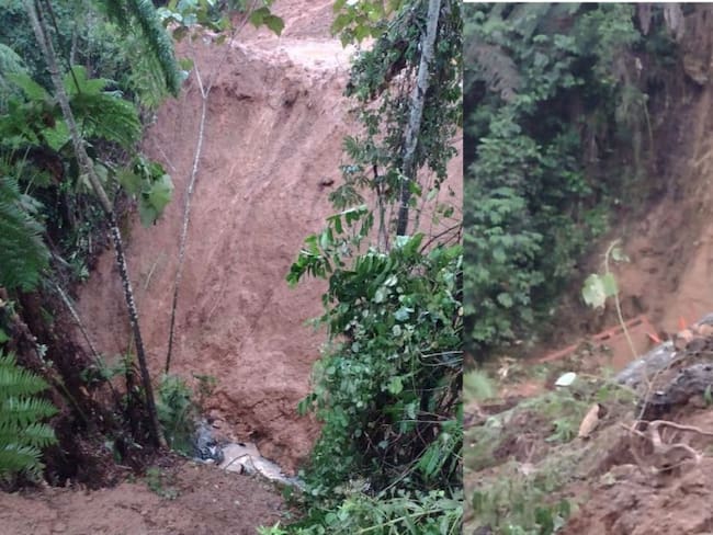 Derrumbes en el Valle del Cauca