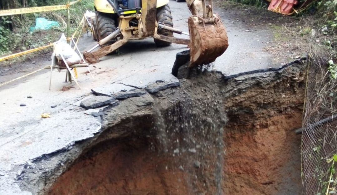 Pérdida de banca en vías de Risaralda.