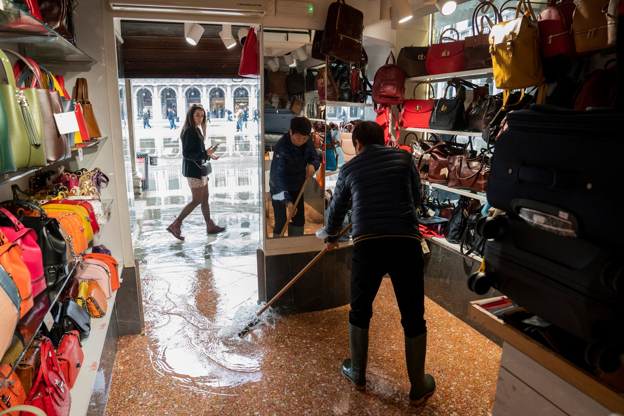 Inundaciones en Venecia, Italia. 
(Foto: Carolyn Van Houten/The Washington Post via Getty Images)