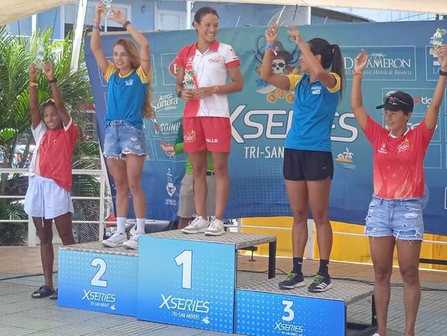 Triatletas vallecaucanos sobresalieron en Campeonato Nacional en San Andrés