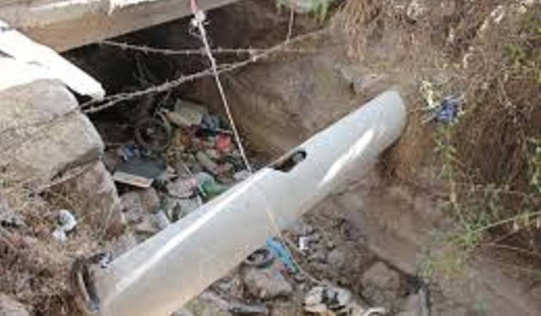Canales con basura