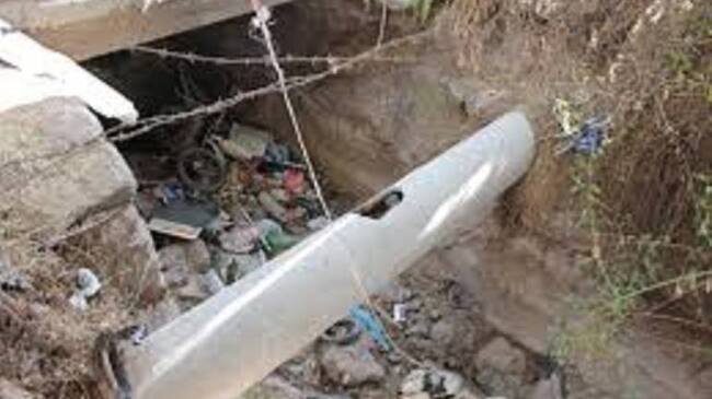 Canales con basura