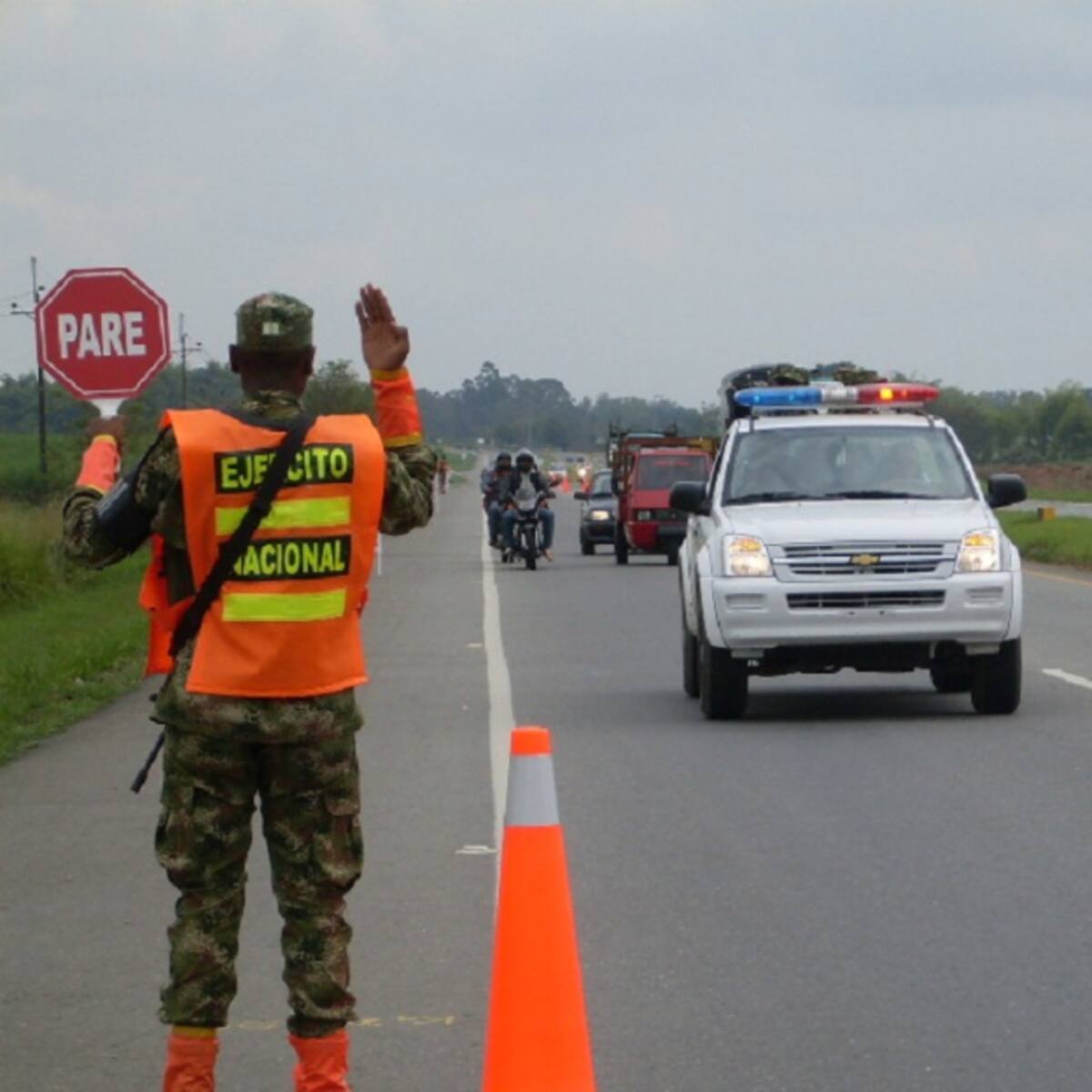 Planes de control vial para la carretera a la costa atlántica