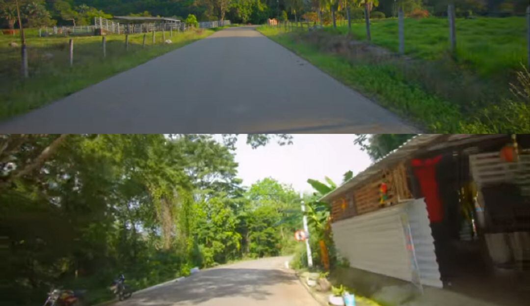 Obras de mantenimiento en la vía que une los departamentos de Caldas y Tolima.