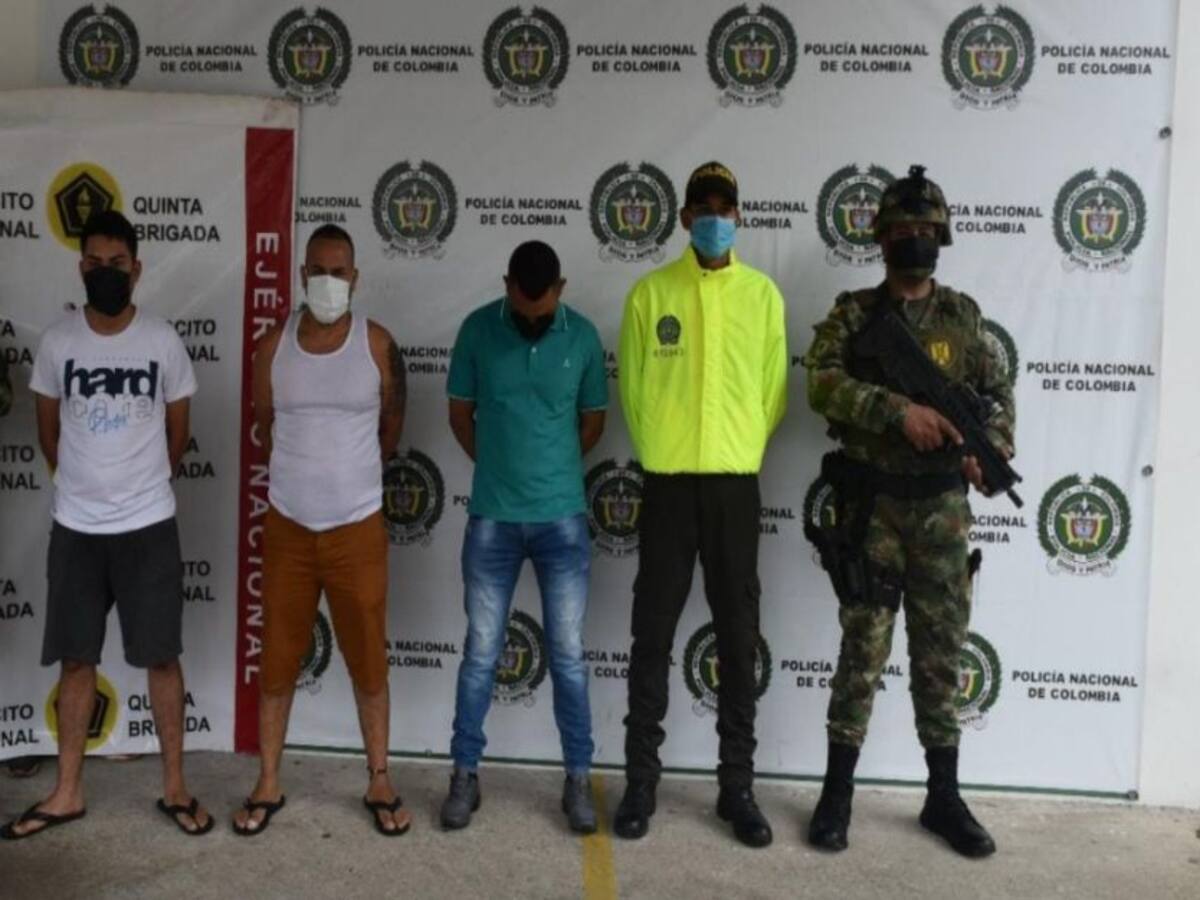 Capturan 44 miembros del Clan del Golfo