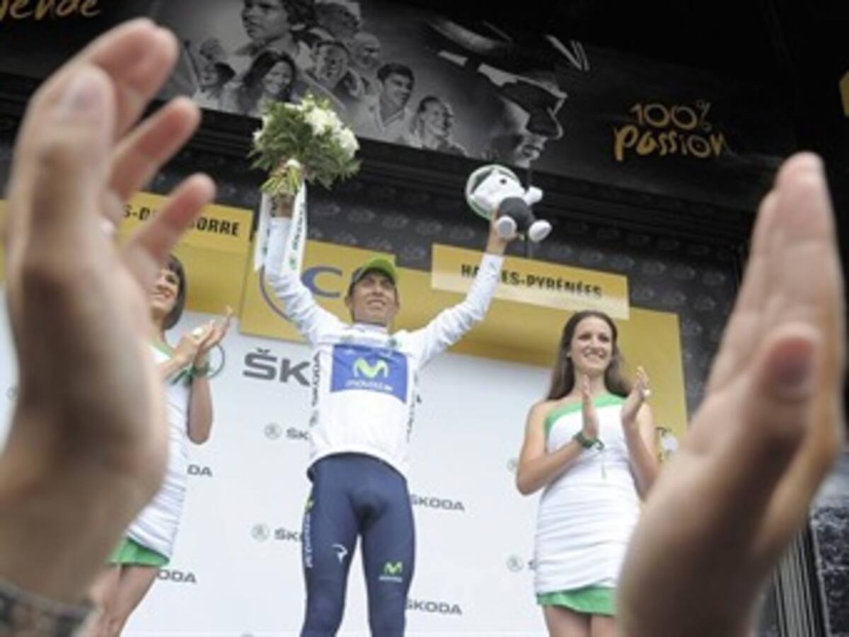 Nairo Quintana recuperó la camiseta blanca del liderato de los jóvenes