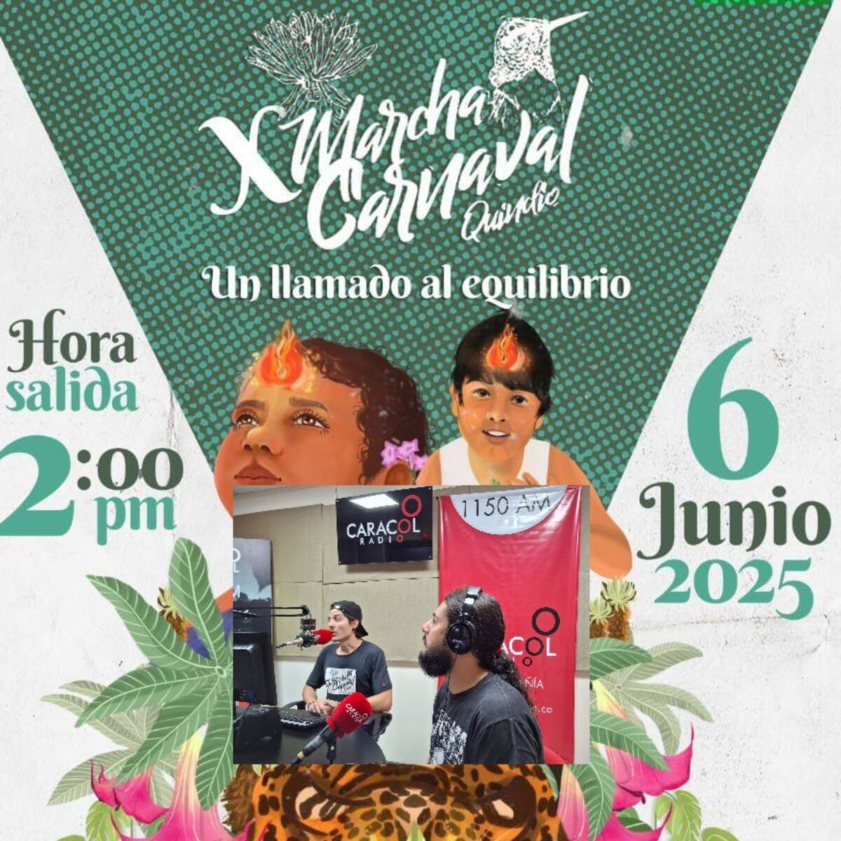 Día mundial del medio ambiente, 10 años de Marcha Carnaval Quindío, vida, agua, y territorio