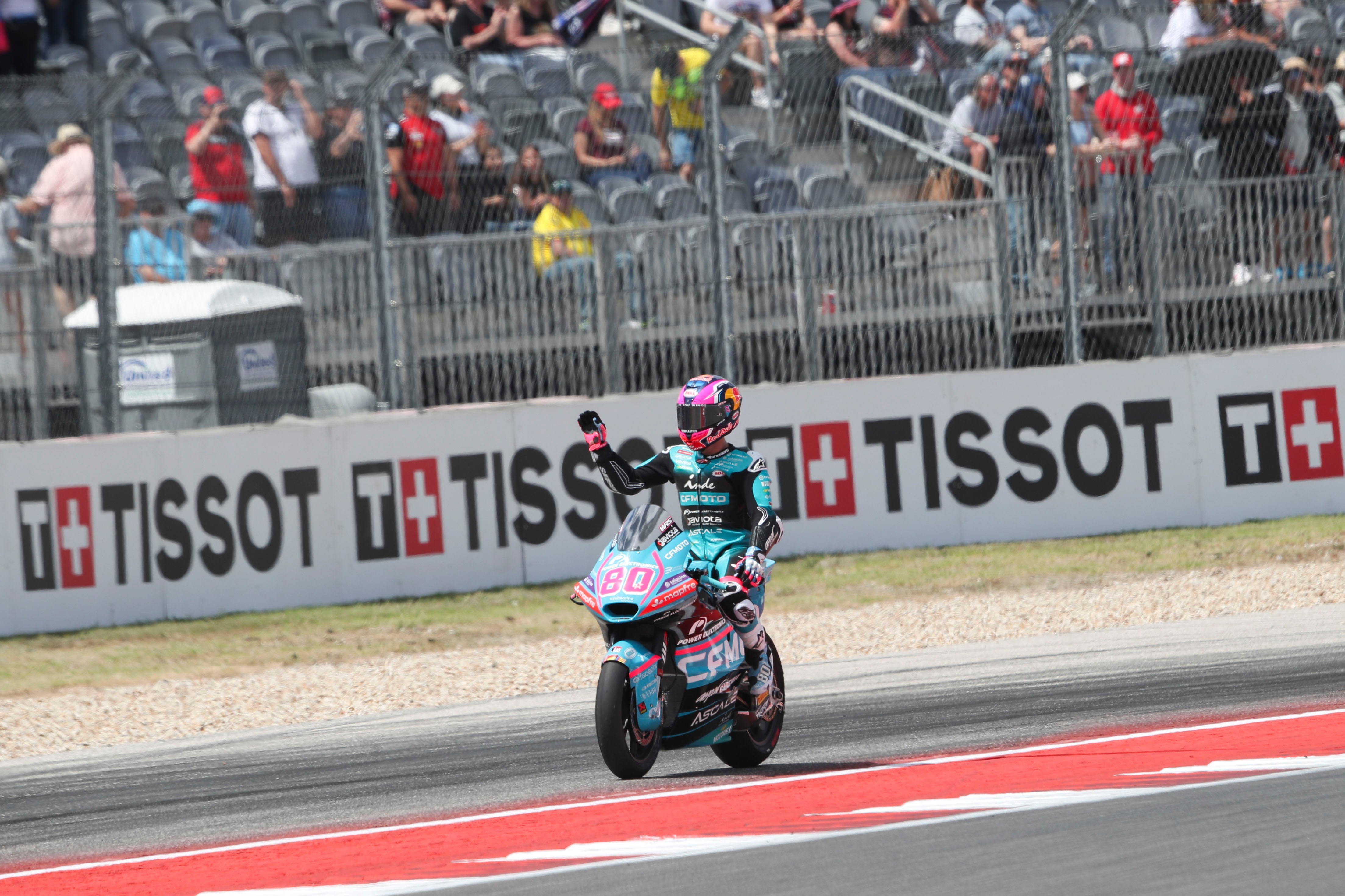 David Alonso durante la carrera del Gran Premio de Austin. (Photo by Gold & Goose Photography/Getty Images)