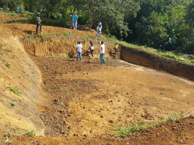 Imagen de referencia, proyecto Productivo de piscicultura en Anorí, Antioquia de excombatientes de las FARC. 