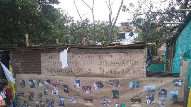 Sector de invasión de Ibagué