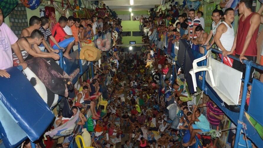 No permiten entrada de más internos a la cárcel Modelo de Bucaramanga. Foto: Sindicato del INPEC