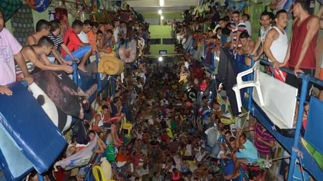 No permiten entrada de más internos a la cárcel Modelo de Bucaramanga. Foto: Sindicato del INPEC