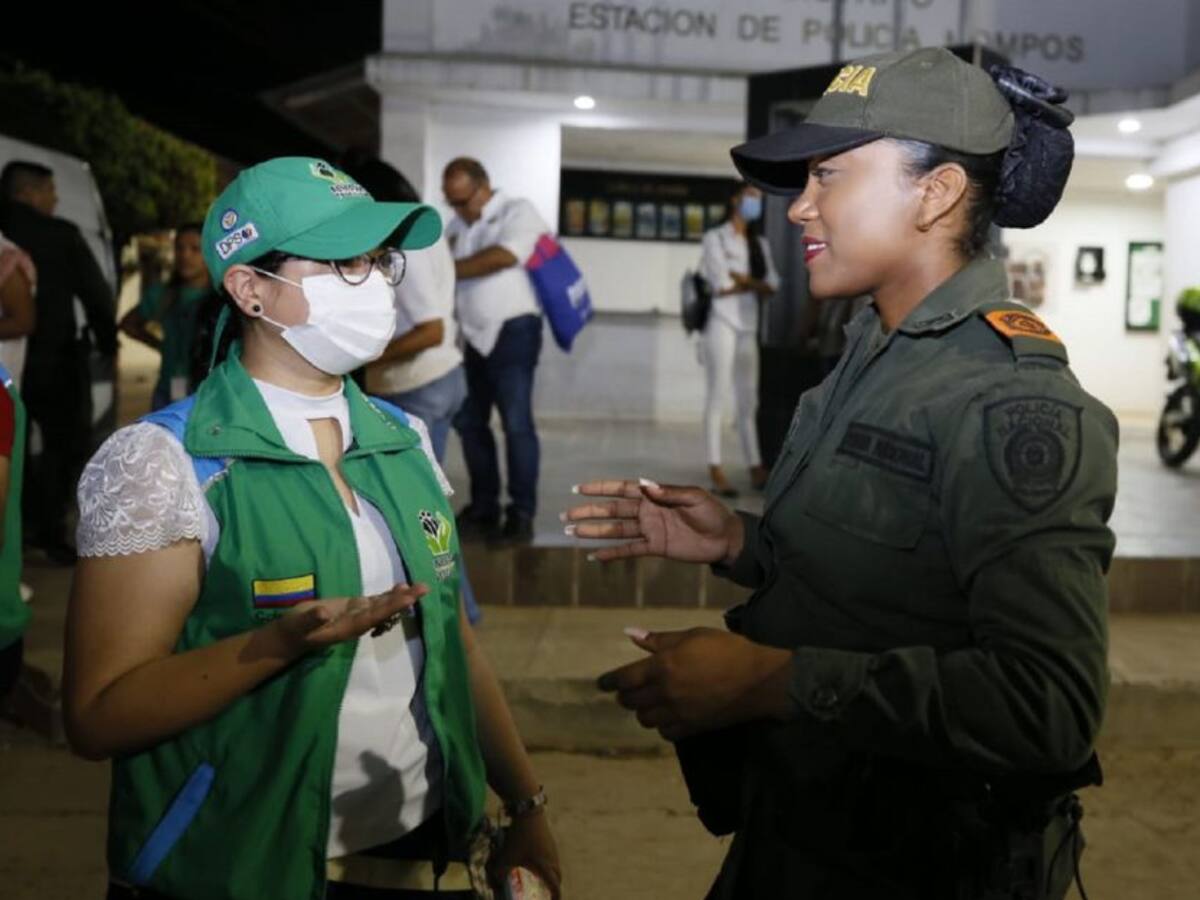 Inspección y control en Mompox fue liderada por la Gobernación de Bolívar