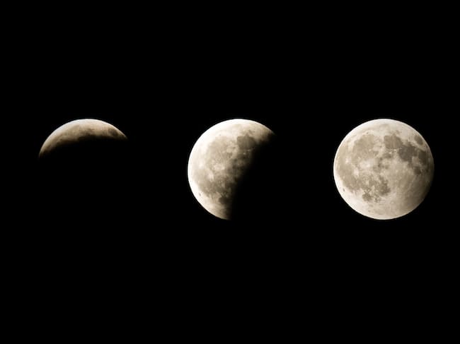 Eclipse lunar parcial. Foto: Getty Images