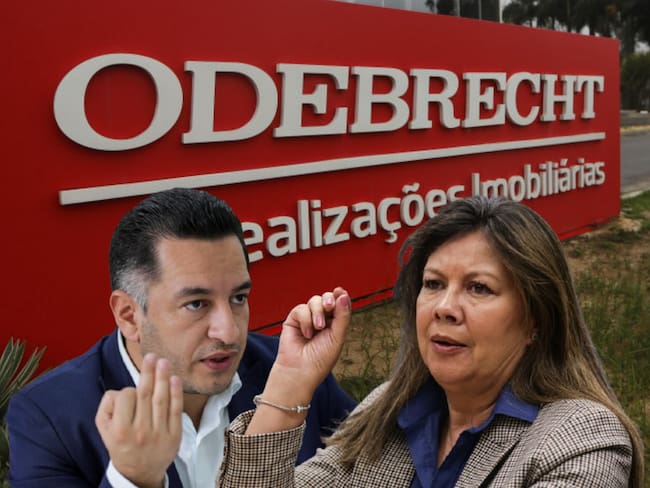 Andrés Idárraga, Luz Adriana Camargo y Odebrecht. Fotos: (Colprensa - Mariano Vimos) / (Colprensa - John Paz) / (Photo by Mario Tama/Getty Images)
