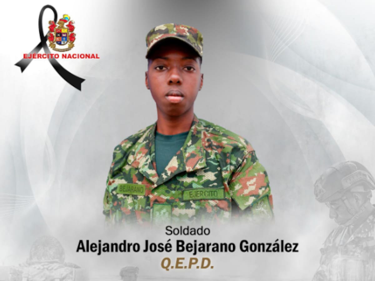 Un soldado muerto y otro herido tras ataque armado en Frontino, Antioquia