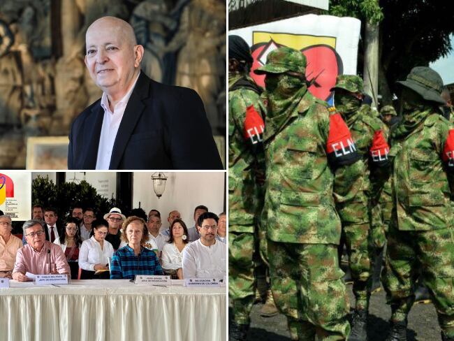 Proceso de paz con el ELN. Otty Patiño y delegaciones