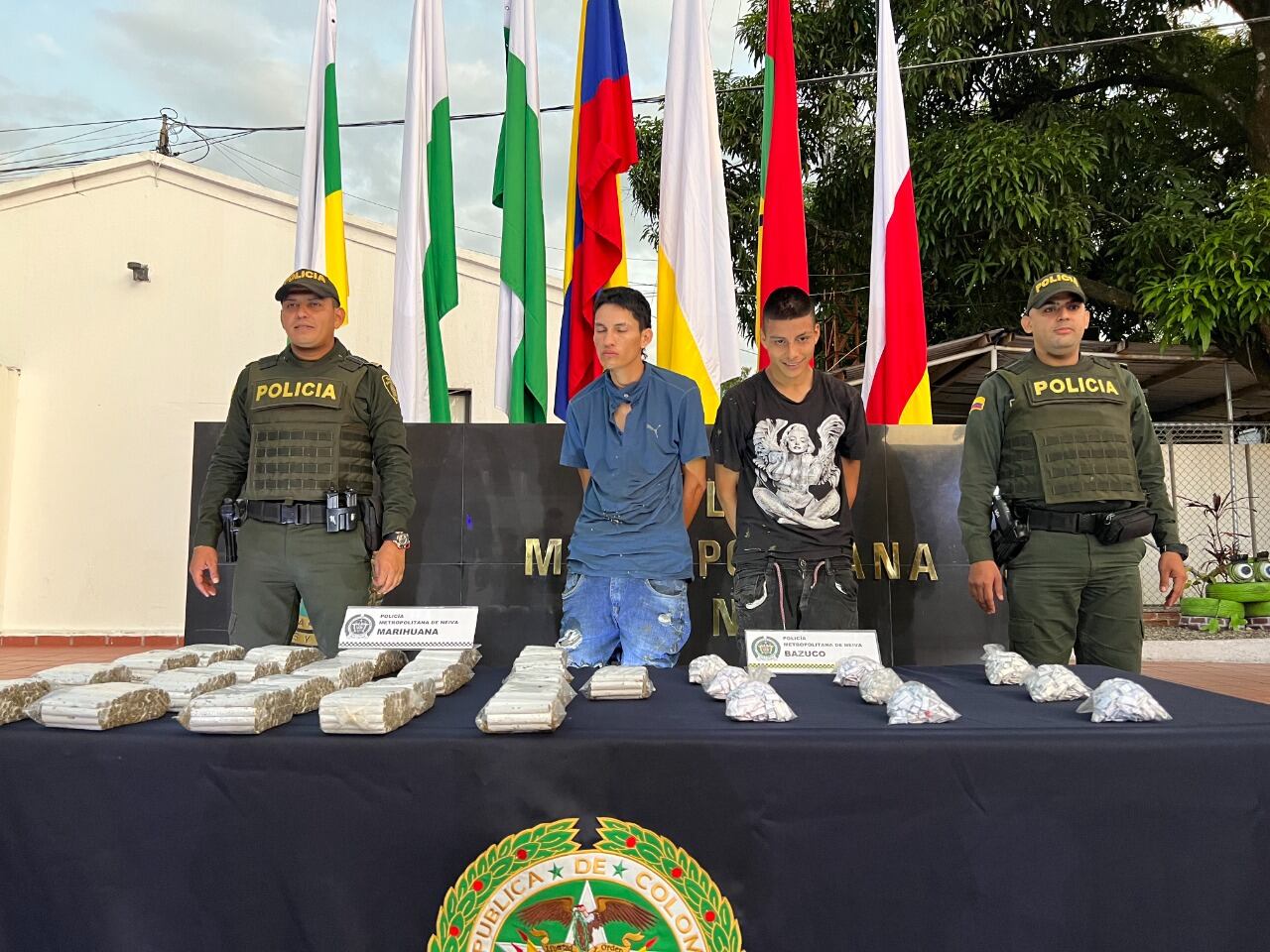 Dos personas capturadas en Neiva por comercializar  estupefacientes