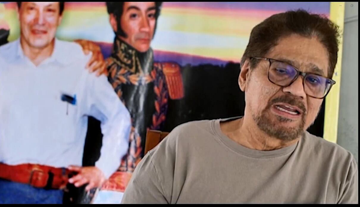 Disidente de las FARC 'Iván Márquez'. EFE / Facebook Live de la asamblea departamental del Vichada