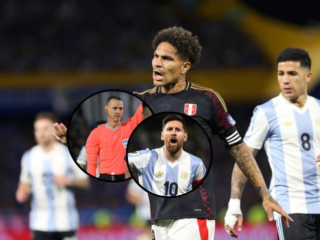Paolo Guerrero se quejó de Wilmar Roldán por el trato a Lionel Messi / Getty Images