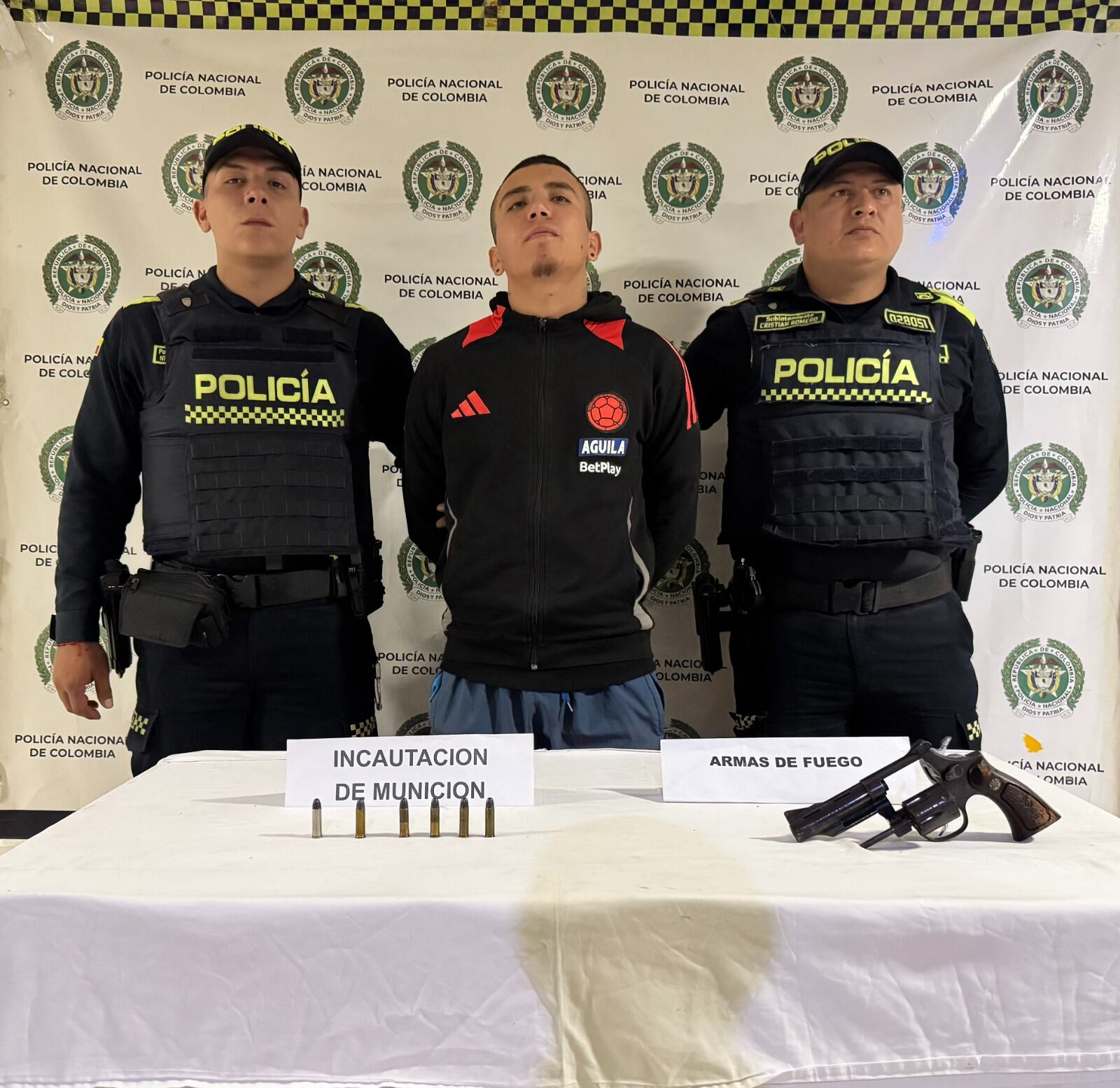 Foto: Recaptura de alias 'Tomate' - Policía Metropolitana de Pereira