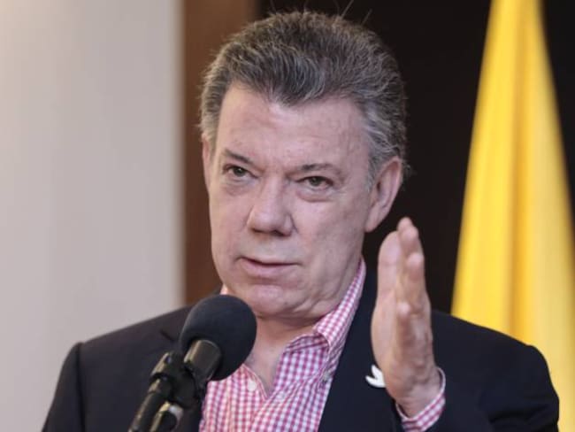 El presidente de la República, JUan Manuel Santos.