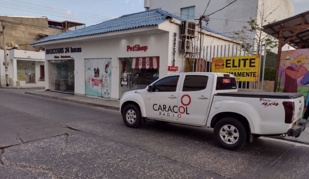 La veterinaria afectada con el atraco está ubicada sobre la cuarta avenida, a pocos metros del cementerio