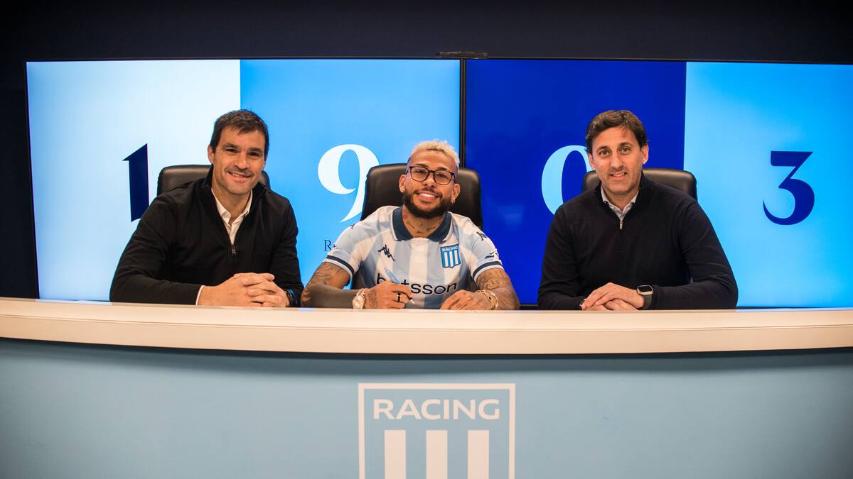 Duván Vergara es presentado oficialmente como nuevo jugador de Racing: tendrá sorpresivo contrato
