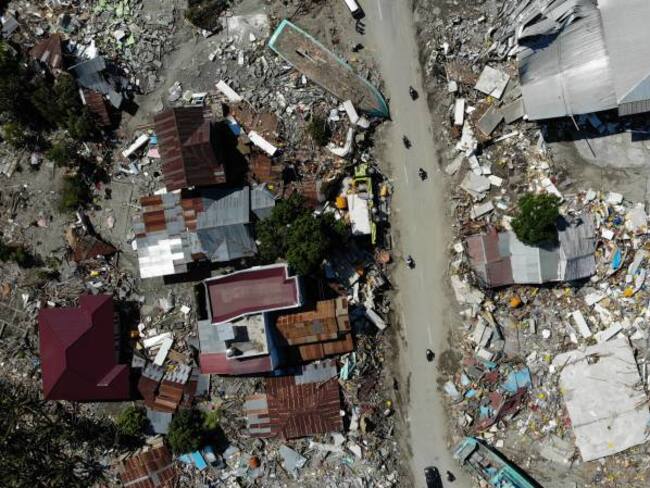 Estos son los estragos que dejó el tsunami y terremoto en Indonesia