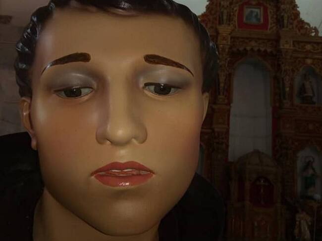 Polémica por el "santo maquillado" en Soledad