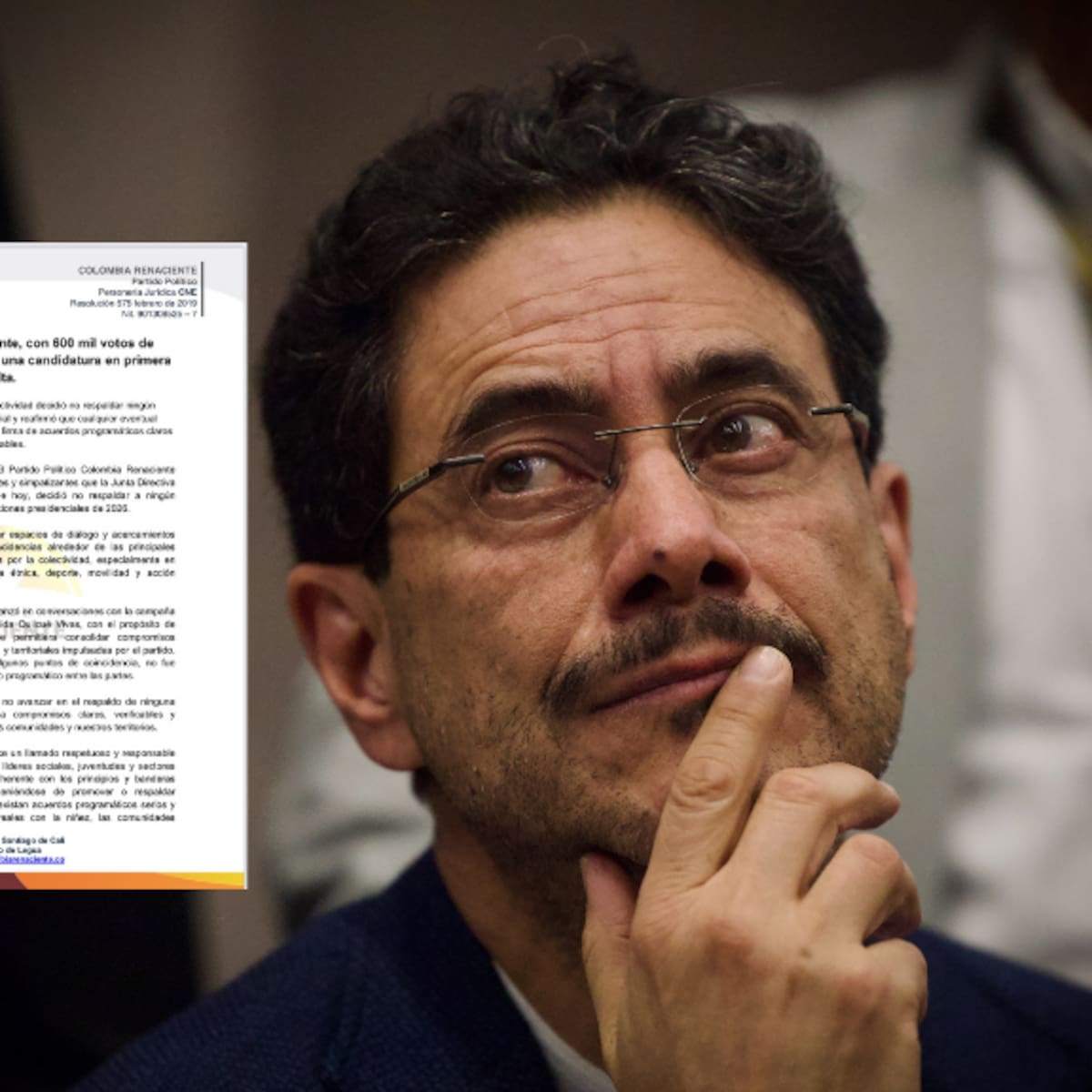 Iván Cepeda pierde apoyos: Colombia Renaciente no apoyará ninguna candidatura en primera vuelta