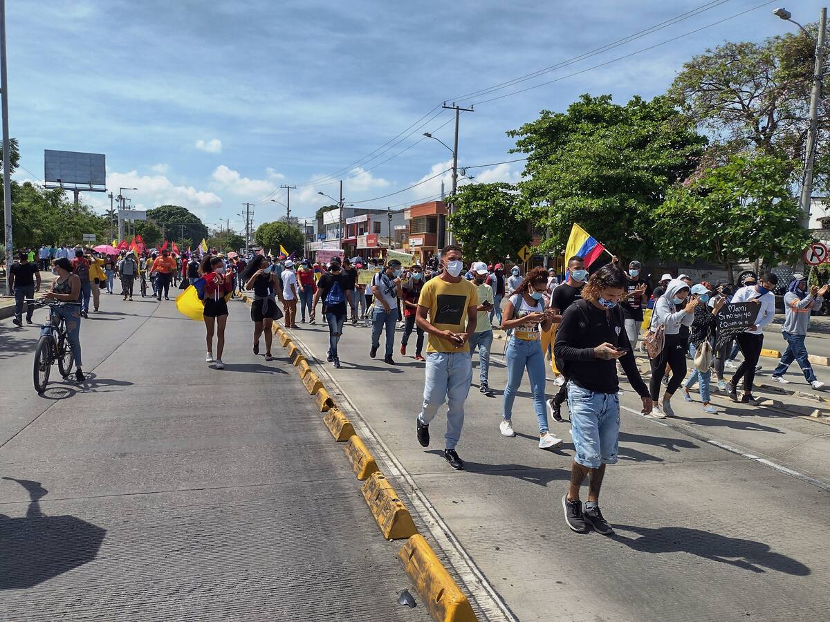 Nueva jornada de marchas en Cartagena: Conozca horarios y puntos de encuentro