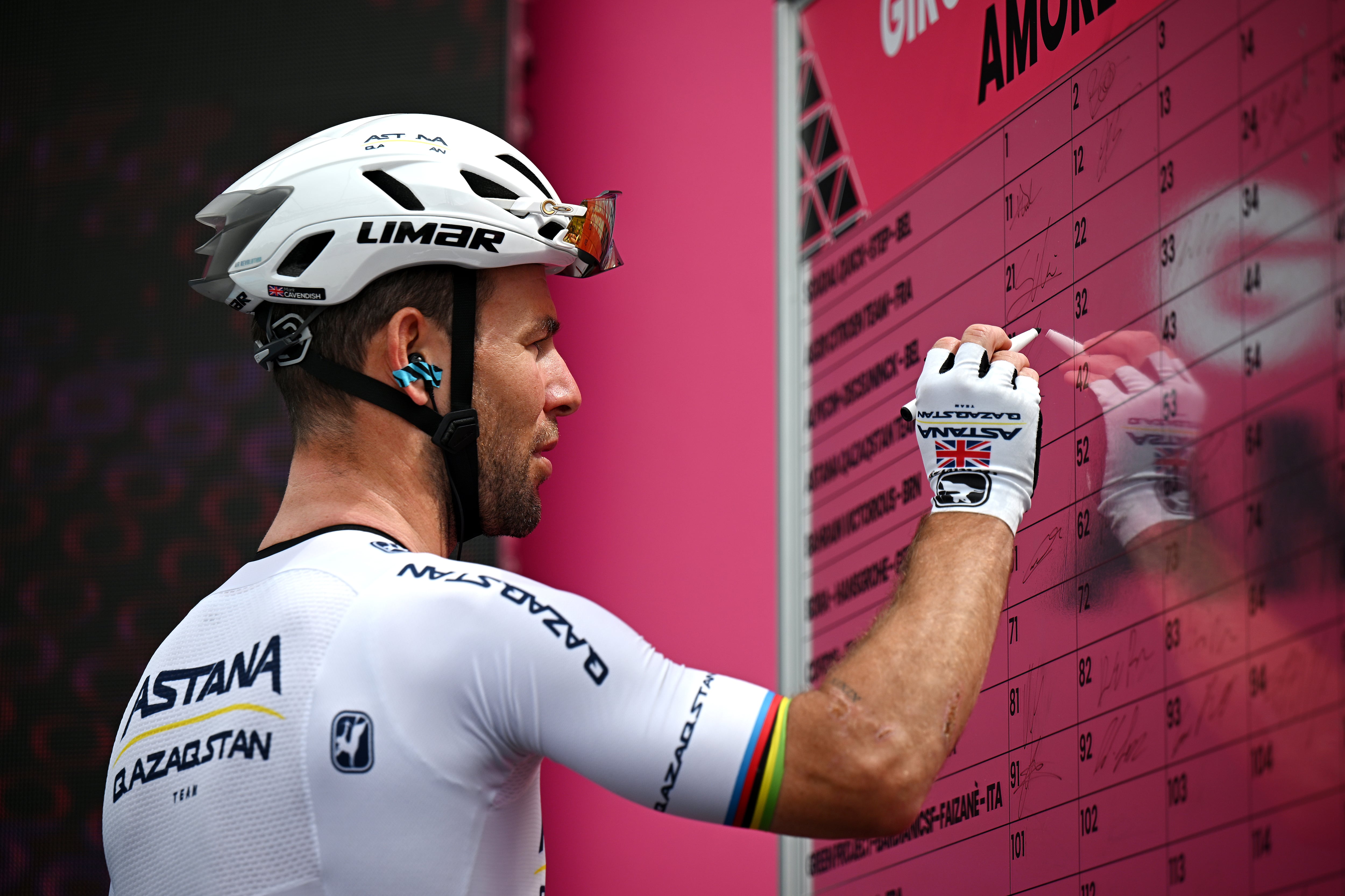 Mark Cavendish corre la presente edición del Giro con el Astana. (Photo by Stuart Franklin/Getty Images,)