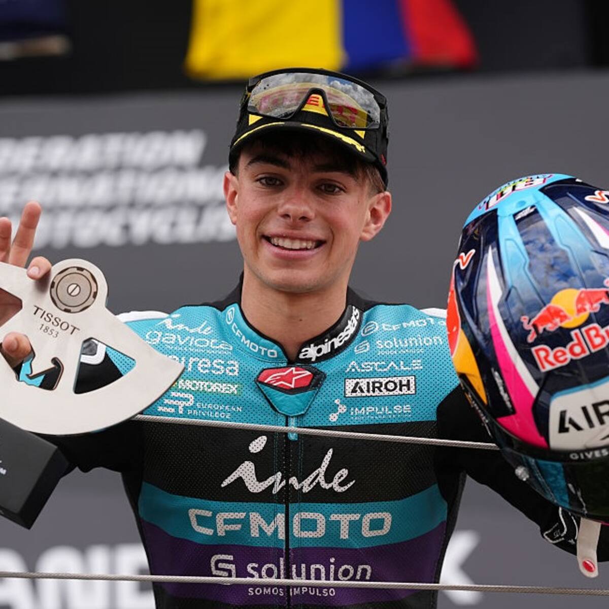 El colombiano David Alonso tuvo asombrosa clasificación en GP de Austria: Va por el triunfo en Moto2