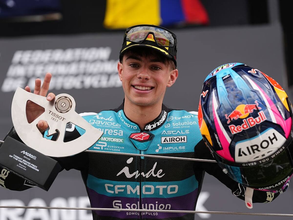 El colombiano David Alonso tuvo asombrosa clasificación en GP de Austria: Va por el triunfo en Moto2