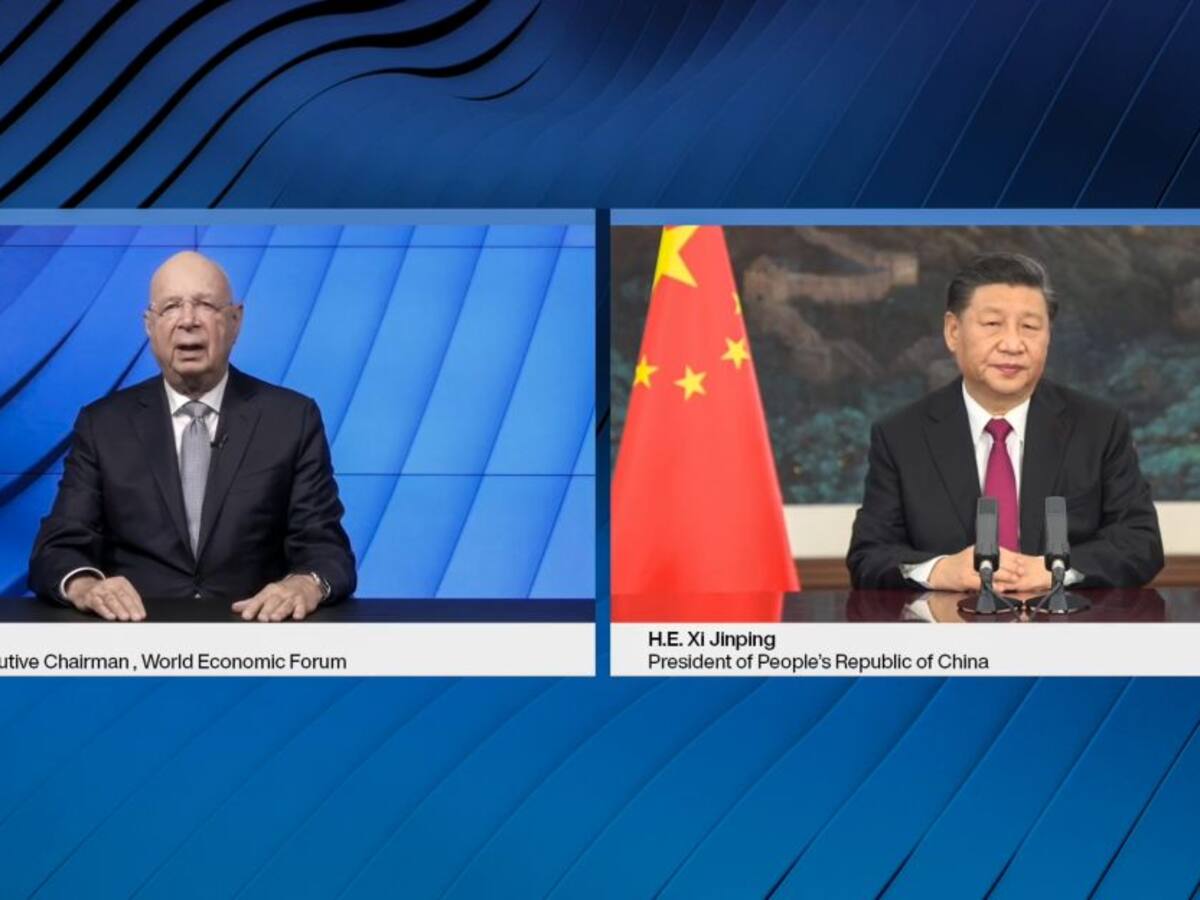 Xi Jinping inauguró el Foro de Davos pidiendo unidad global contra el Covid