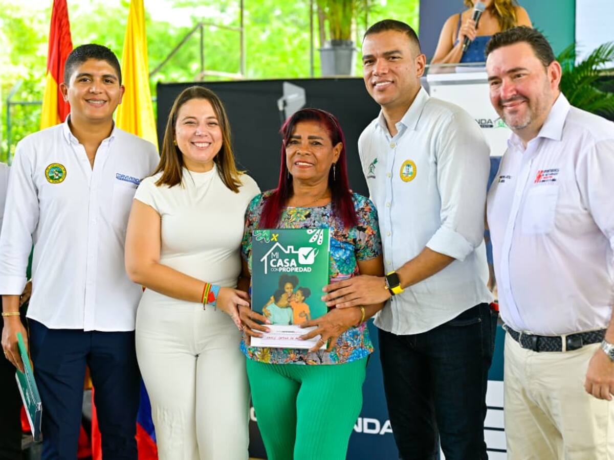 Cartagena cuenta con 500 nuevos propietarios por gestión de Corvivienda y Supernotariado