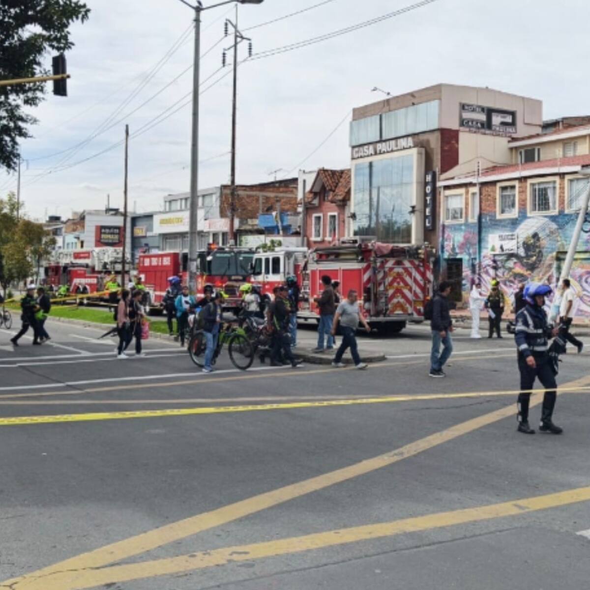 Accidente en la Avenida Mutis deja una persona muerta y tres más heridas