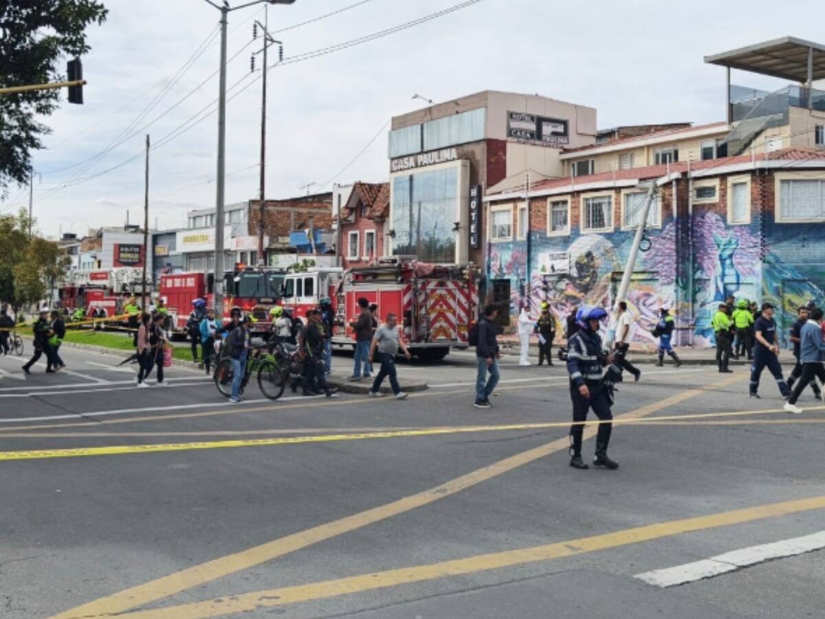 Accidente en la Avenida Mutis deja una persona muerta y tres más heridas
